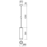  Redo 90570 - KLOU spoljna viseća LED svetiljka 9W/230V IP54 bela | Eponuda.com