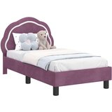  Okvir kreveta za malu djecu s naslonom Ljubičasta 70 x 140 cm | shoptok.hr