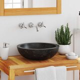  Umivaonik 40 x 12 cm mramorni crni Slike