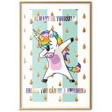  Plakat - Always Be Yourself 60x90 Zlatni okvir s margom | shoptok.hr