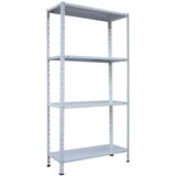  Metalni regal 150x75x30 cm, UKUPNA NOSIVOST 160 kg, 4 POLICE, BIJELA BOJA Cijene