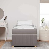  Krevetna konstrukcija Sivo-smeđa 100 x 200 cm tkanina | shoptok.hr