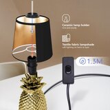 Aigostar Stona lampa 1xE14/40W/230V zlatna/crna | Eponuda.com
