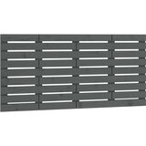  Stensko posteljno vzglavje sivo 156x3x63 cm trdna borovina, (20736189) | Shoptok.si