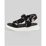 Mumka crno-bela razigranost - ženske sandale sandtri24-006 | ePonuda.com