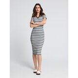 Sinsay ženska midi haljina s ovratnikom 6412T-99M | shoptok.hr