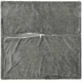  Presvlaka za jastuk 2 kom. HOUTEN Tamnosiva 65 x 65 cm Flanel - Dizajn s paspulom Tamnosiva 65 x 65 cm | shoptok.hr