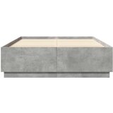 vidaXL Posteljni okvir betonsko siv 120x200 cm inženirski les | Shoptok.si