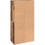 vidaXL Pisarniška omara Stari les 60 x 32 x 115 cm Konstruiran les | Shoptok.si