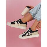 DStreet Sneakersy damskie na platformie JUNOMI czarne | shoptok.hr