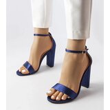 D/CEO Black sandals on a block heel Millo Cene