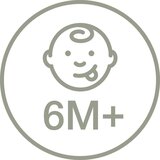 My Baby Lou STOLČEK ZA HRANJENJE 63/91/58 cm bež | Shoptok.si