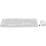 Logitech MK295 Silent bežični komplet tastature i miša, US raspored, beli Cene