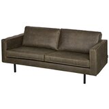 BePureHome Tamnozeleni kauč s presvlakom od reciklirane kože Rodeo, 190 cm | shoptok.hr
