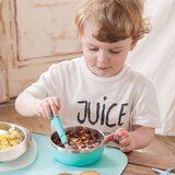 VIIDA Soufflé set vilica i žlica, antibakterijski nehrđajući čelik, veličina S - žuta | shoptok.hr