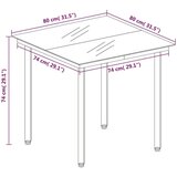  3-dijelni vrtni blagovaonski set sivi | shoptok.hr