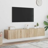  Zidni TV ormarići LED 2 kom boja hrasta sonome 80x35x31 cm | shoptok.hr
