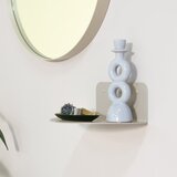 Spinder Design Sivo-bež kovinska polica 30 cm Flex – | Shoptok.si