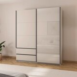 Premium Living Omara Z Drsnimi Vrati Elara, Barva Šampanjca | Shoptok.si