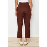 Trendyol brown striped trousers | ePonuda.com