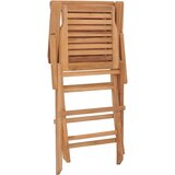  Sklopive vrtne stolice 2 kom 56x63x90 cm od masivne tikovine | shoptok.hr