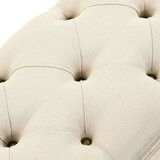 vidaXL klupa za pohranu 110 cm krem od masivne jelovine i tkanine | shoptok.hr