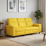 SOFA Svijetlo žuta 214 x 90 x 95 cm Tkanina | shoptok.hr