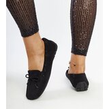 Gemre Black Moccasins with a Bow Hayam | Shoptok.si