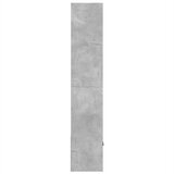 Regal za knjige boja betona 70 x 36 x 189 cm konstruirano drvo Slike