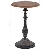 vidaXL Odstavna mizica trden les jelke 40x64 cm rjave barve | Shoptok.si