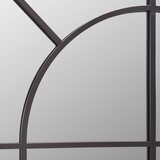 Landscape STENSKO OGLEDALO, 100/200/2,5 cm kovina, steklo, leseni material | Shoptok.si