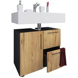 MID.YOU omarica za pod umivalnik flandu, antracit, hrast | Shoptok.si