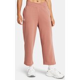 Under Armour Sweatpants UA Rival Terry Crop Wide Leg-PNK - Women | shoptok.hr