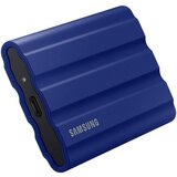 Samsung Zunanji prenosni disk T7 SSD Shield, 1 TB, moder | Shoptok.si
