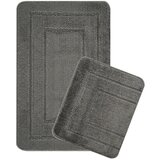 Foutastic Cerceve - Anthracite Anthracite Bathmat Set (2 Pieces) Cene