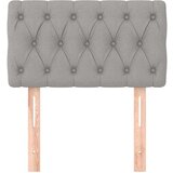 vidaXL Posteljno vzglavje svetlo siv 80x7x78/88 cm blago | Shoptok.si