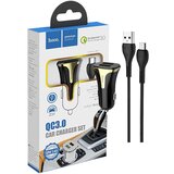 Hoco Auto punjač sa microUSB kabelom, QC, 2 x USB, 3.1 A - Z31 Universe double port, microUSB, Crni Cijene