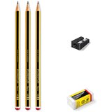 Olovka GRAFITNA HB NORIS PK3 PLUS GUMICA PLUS ŠILJILO GRATIS STAEDTLER 120 SBK3P1 BLISTER | shoptok.hr