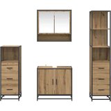 vidaXL set namještaja za kupaonicu 4 pcs hrast artisan 65 x 33 x 60 cm | shoptok.hr
