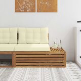  Vanjski krajnji kauč s jastukom Prirodna 115 x 83 x 73 cm | shoptok.hr