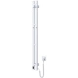  Električni sušač peškira sa termostatom SILOUETTE 70W 120x9 cm beli, desni | Eponuda.com