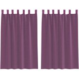 Voile zavjese s petljama 2 kom. ljubičaste 140x175 cm | shoptok.hr