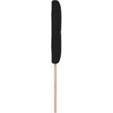 vidaXL Naslon za glavu s gumbima, crn, 100 cm, tkanina | shoptok.hr