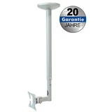 Height-adjustable suspension bracket for LCD 25-76cm, Silver