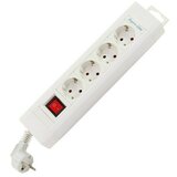 REV Produžni kabel s utičnicama SupraLine (Broj šuko utičnica: 4 Kom., Bijele boje, 1,9 m) | shoptok.hr