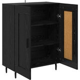  Kreveta Crni hrast 69,5 x 34 x 90 cm Obrađeno drvo i čelik | shoptok.hr