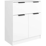  Komoda bela 60x30x70 cm konstruiran les, (20654173) | Shoptok.si