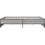  Okvir kreveta boja hrasta 160x200 cm konstruirano drvo i metal | shoptok.hr