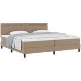  Krevet s opruga kutije s madracem Boja cappuccina 200 x 200 cm | shoptok.hr