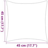  Vrtni jastuci 2 kom 45 x 45 cm sivi | shoptok.hr